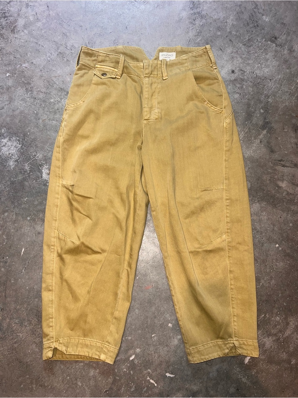Pilcro Tapered Crop Chino Pants - Picture 3 of 7